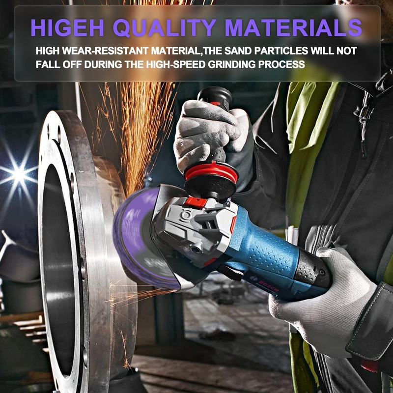 Vantego 6-Pack Paint Stripping Discs 4” x 5/8” for Angle