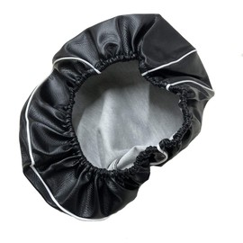 Suzuki ZZ (CA1PB) Special Design Seat Cover, Strong Rubber Type, Made in Japan (Thick Fabric), Fabric Color: Black / Piping Color: White; Cover Type CHRIS-SCR3008-C90P20
