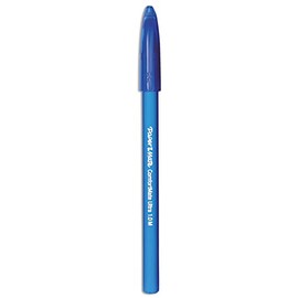 Paper Mate 6110187 ComfortMate Ballpoint Stick Pen, Blue Ink, Medium, Dozen