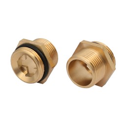 uxcell M24 to M22 Male Thread Brass Outlet Joint Adapter 2pcs for Cleaning Machine