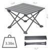 Wind Tour Roll-Up Camping Table, 4-Person Lightweight Portable Outdoor Table