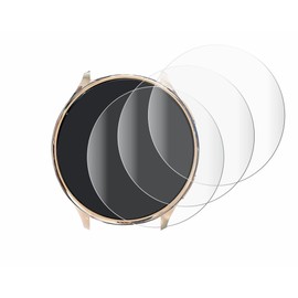 Savvies Pack of 4 Full Screen Protectors for Sanorum Smartwatch 1.39 Inch for Women Full Cover Screen Protector Film [3D Curved, Transparent]