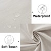 PUDSIRN Table Cloth, Polyester Waterproof Tablecloths, Rectangle Wrinkle Free Tassel