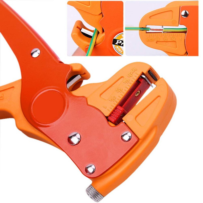 Insulated Wire Stripper, Adjustable Cable Stripping Tool, Professional Wire Cutter