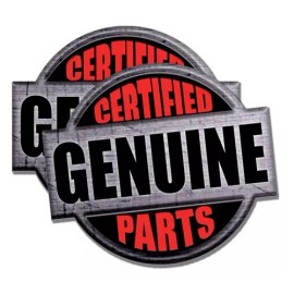 Wrapped In Ink Certified Genuine Parts 2 pack funny stickers for vehicles and machinery 4"