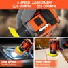 Brushless Cordless Polisher, 2 Variable Speed Mini Buffer Polisher (0-500/0-3000