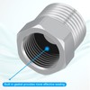 3/8 Female to 1/2 Male Adapter, 4PCS Brass Pipe Fitting