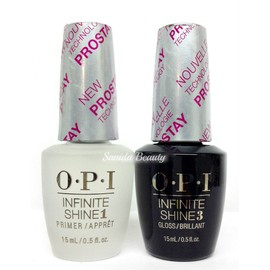 OPI Infinite Shine Nail Lacquer PROSTAY -  Base +  Top Coat DUO .5oz free file