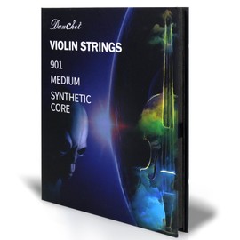 Danchet Violin Strings 4/4 Full Set Professional Performance Grade, Ball End, Nylon Wound 901 (Includes E, A, D, G Strings)…
