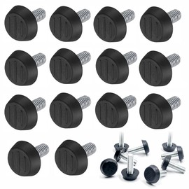 40 Pcs Furniture Leveling Feet,Furniture Glide Leveling Feet Adjustable Leveler Floor Protector for Table Desk Cabinet Leg 23*M8*25mm