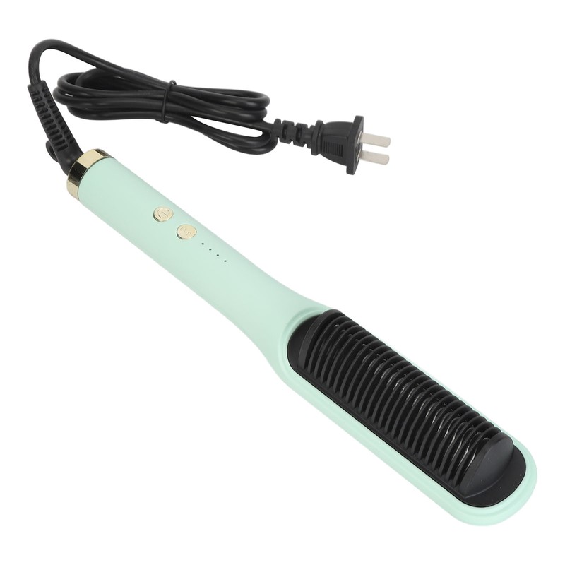 Negative Ion Hair Straightener Styling Comb Adjustable Temperature Straightening Comb