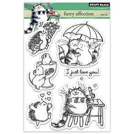 Penny Black Scrapbooking Die Cut, Furry Affection