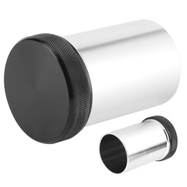 Fuel Weld In Vented 2 Inch Aluminum Fuel Neck Vented Weld On Filler Neck and Fuel Parts Car Refitting (Black)