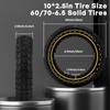 HAONAIMO E Scooter Tires,10 Inches x 2.5 Solid Tires,10 Inches