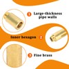 Brass Tap Extension 1/2 Inch 50 mm, Pack of 2