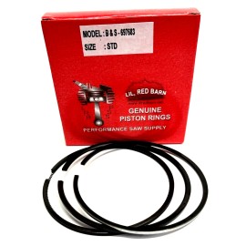 BRIGGS & STRATTON ONE PISTON RING SET FITS BRIGGS V TWIN, OVERHEAD VALVE ENGINES, PART # 697683