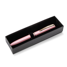 EnerGel Pentel Style - Bolígrafo de gel con caja de regalo, barril rosa pastel, tinta negra, línea media (0,7 mm)