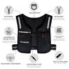 KUKON LED Running Vest - Adjustable Reflective Unisex Vest with