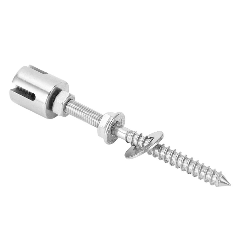 10Pcs Cross Cable Clamps 316 Stainless Steel Corrosion Resistant Cross