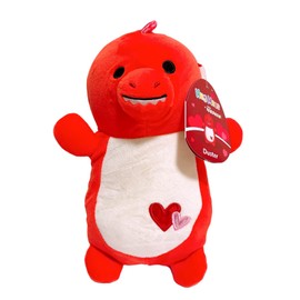 Squishmallows Valentine Squad 10" HugMees Plush Doll Toy (10" Duster The Red Dino)