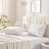 puredown® Goose Feathers and Down Pillow for Sleeping Gusseted Bed