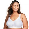 Glamorise Women's Plus Size MagicLift Active Support Bra Wirefree #1005,