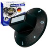 Rotary knob for gas cooker has 7 switching cycles with