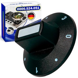 Rotary knob for gas cooker has 7 switching cycles with the original code 0000.524.051 0000524051 for Ego - Made in Germany MONTERAL