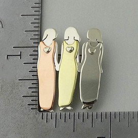 SUSHUN 2/3/4/5/6 Charm Women Pins Best Friends Sister Brooches Cute Pin Jewelry Gifts #6
