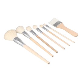 7pcs Mop Brush Goat Hair Paint Brush Multi-Purpose Blending Brush Ceramic Paint Brush for Acrylic Watercolor Oil Painting