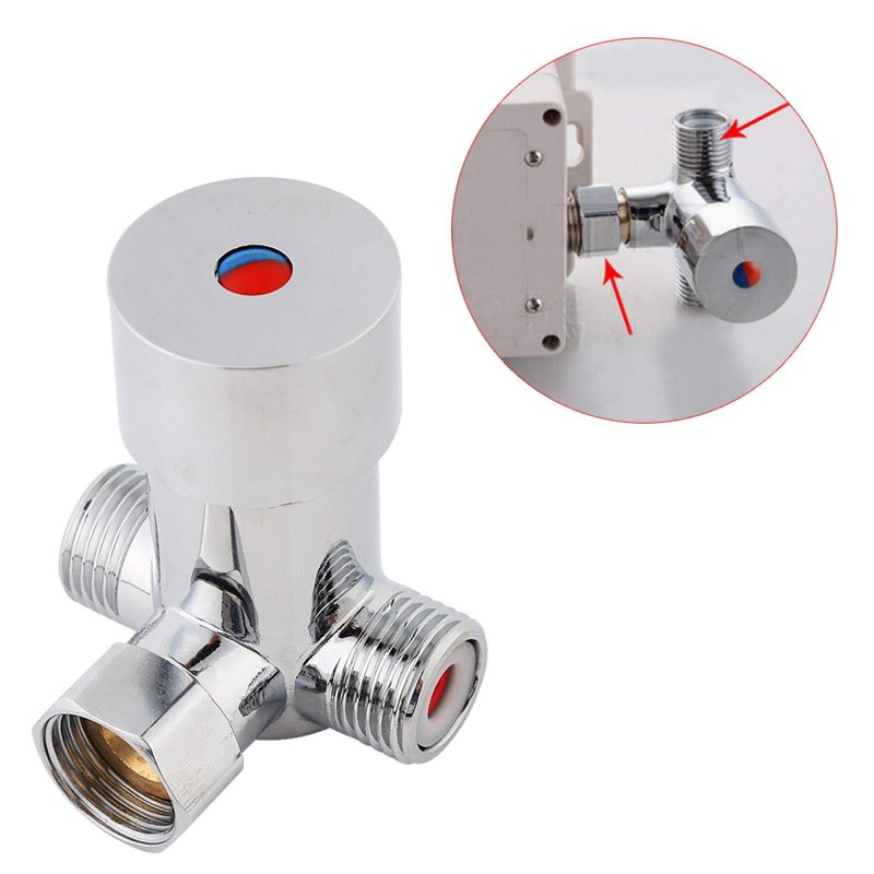 Water Temperature Control Valve, G1/2 Hot Cold Water Mixing Valve
