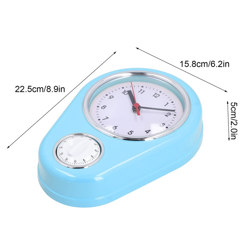 9 Inch Kitchen Timer Wall Clock Multifunction Innovative Precise Time