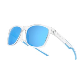 EYEGLAD SUNWAVE Ultra-lightweight Design Lifestyle Sunglasses Outdoor Fishing Polarized UV400 Protection Men Women Running Sports (Wave Blue), Wave Blue