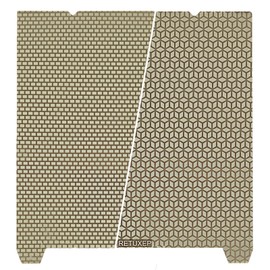 RETUXEP K1 Etched Build Plate Wall+Cube Pattern 0.5mm Flexible Removable Spring Steel Print Platform for Ender 3 S1/3 S1 Pro/3 Neo/3 V2 Neo/5 S1/3V3 SE/KE K1C(Without Magnetic Base)