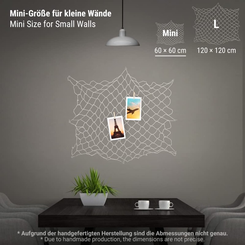 ecooe Photo Hanging Display Picture Frame Size S Fishing Net