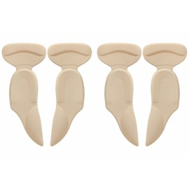 【理学療法士監修】 靴擦れ 防止 アーチパッド＜長期保証45日間＞中敷 インソール (ベージュ：2足セット)