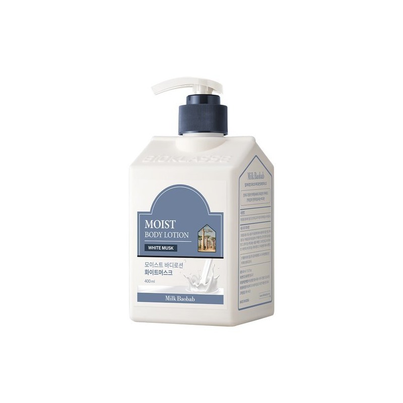 Milk Baobab 밀크바오밥 모이스트 바디로션 화이트머스크 400ml Milk Baobab Moist