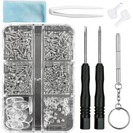 Unbranded Eyeglass Repair Kit with Screws, 15 Types Screws for Eyeglasses