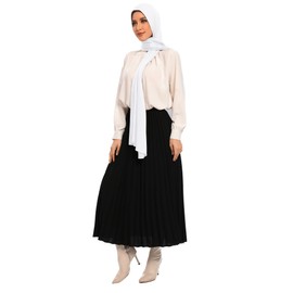 Txmout Premium Jersey Hijab Scarf for Women - Muslim Cotton Head Covering (White)