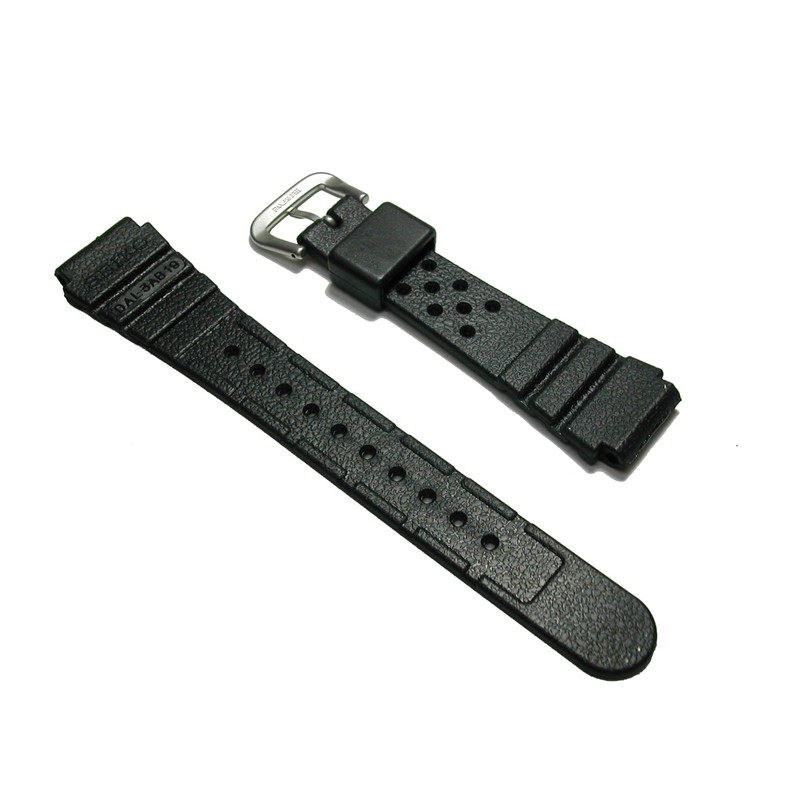 Seiko DAL3BP Men's 0.7 inch (19 mm) Urethane Band