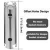 BearHut Basket Strainer Wrench Sink Strainer Wrench Long Enough to