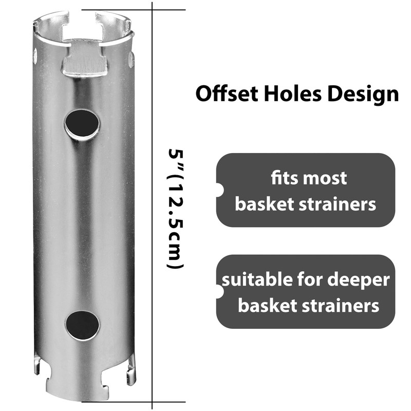 BearHut Basket Strainer Wrench Sink Strainer Wrench Long Enough to