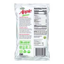 Sensible Portions Apple Straws, Cinnamon, Snack Size, 1 Oz (Pack of 24)
