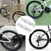 Lilaly 4 Pcs Bike Reflectors, Bicycle Night Safety Warning Bike