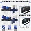 iCHKED Screwdriver Organizer Wall Mount, Screw Driver Holder,Metal Plier Rack
