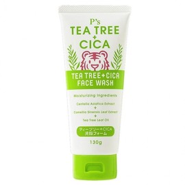 Cica Tea Tree Mildly Acidic Soothing Foam Cleanser, Mild and Moisturizing for Sensitive Skin, 130g