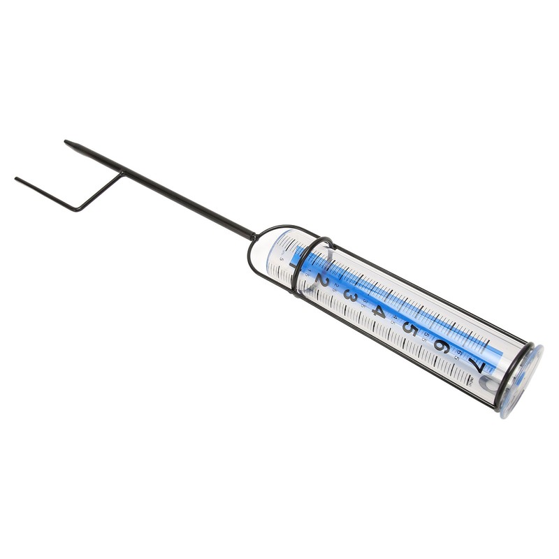 Rain Gauge 7 Inch Capacity Detachable Rain Measuring Gauge with