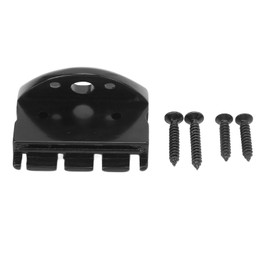 Black Headless 4 Strings Electric Guitar Bridge Metal Corrosion Proof Headless Guitar Bridge Replacement