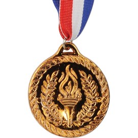 Bronze Medal w/Ribbon Party Accessory (1 count) (1/Pkg)