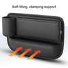 Car Seat Gap Organizer PU Leather Front Multifunctional Seat Console